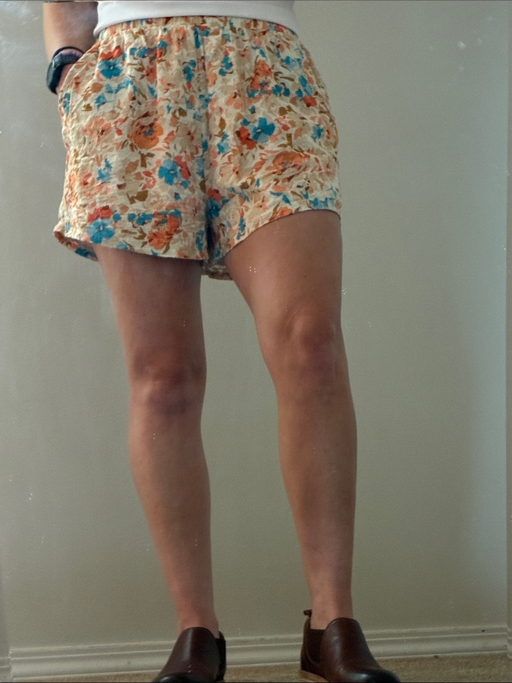 Women’s Cotton Blend Floral Shorts